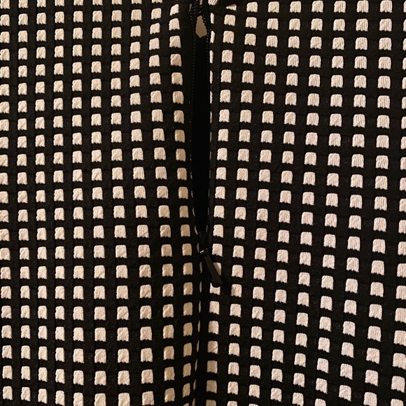 Black And White Checkered Dress - Picture 3 of 3